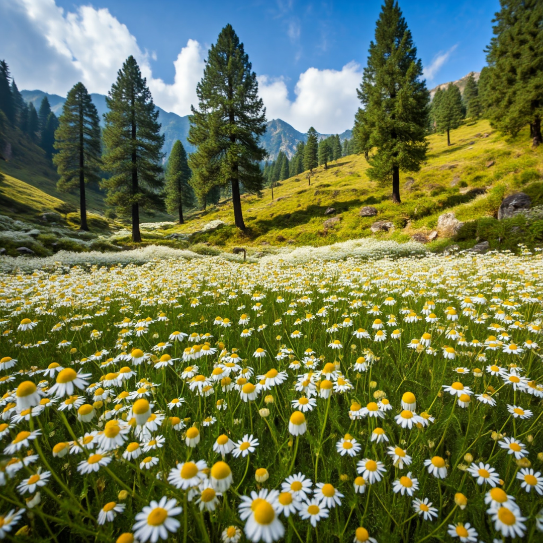 Premium Chamomile Elixir: Whole Flower Infusion for Wellness | Caffeine-free Chamomile tea for Relaxation, Natural sleep aid, menstrual cramps and overall wellness - Pure Chamomile Flowers - 18 Gram