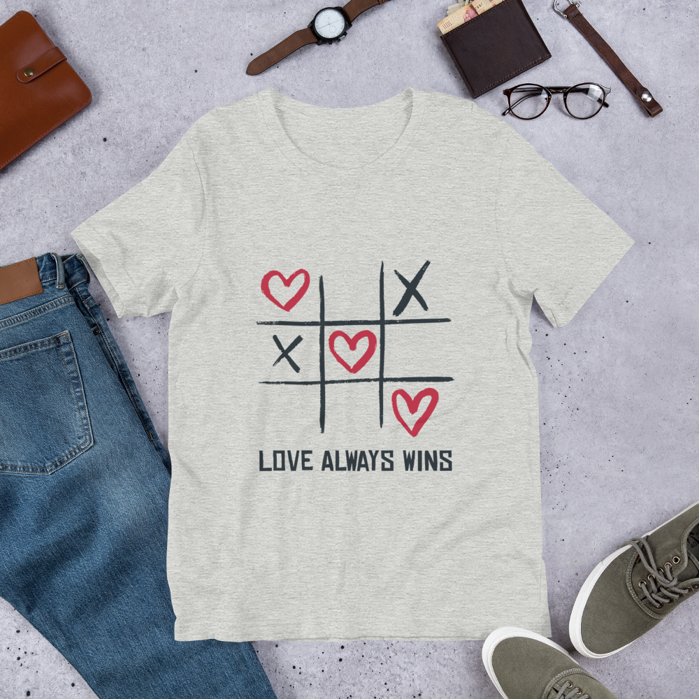 Love always wins Unisex t-shirt