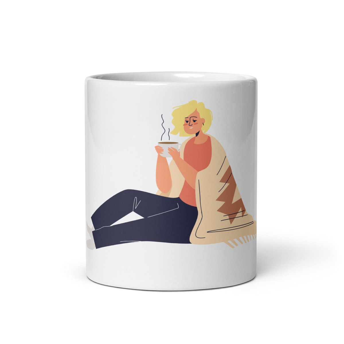 Summer Holiday Doodles Ceramic Mug