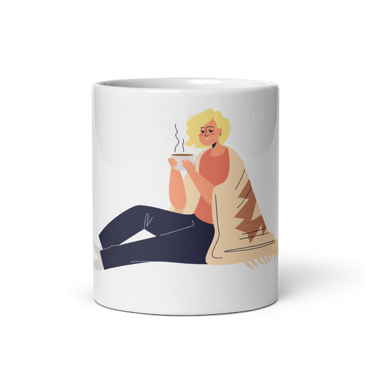 Summer Holiday Doodles Ceramic Mug
